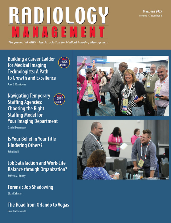 Radiology Management March/April 2025