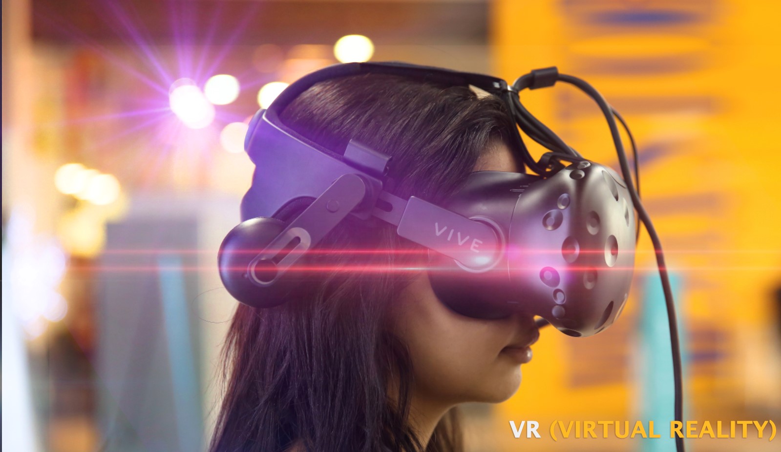 A client using virtual reality to visit an unbuilt property