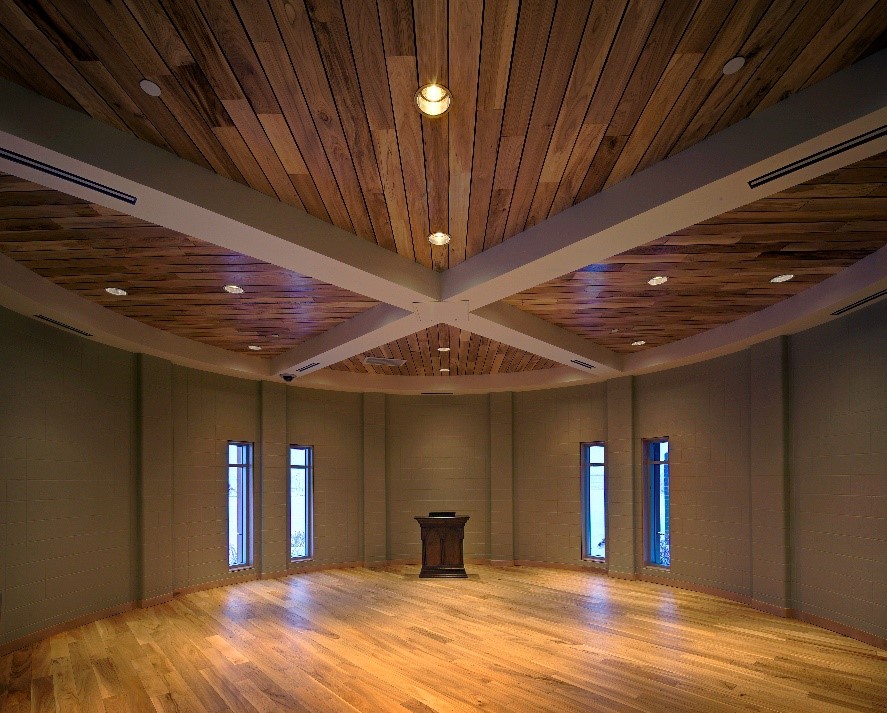 Figure 3: WCC Multi-denominational spiritual space. Interior.