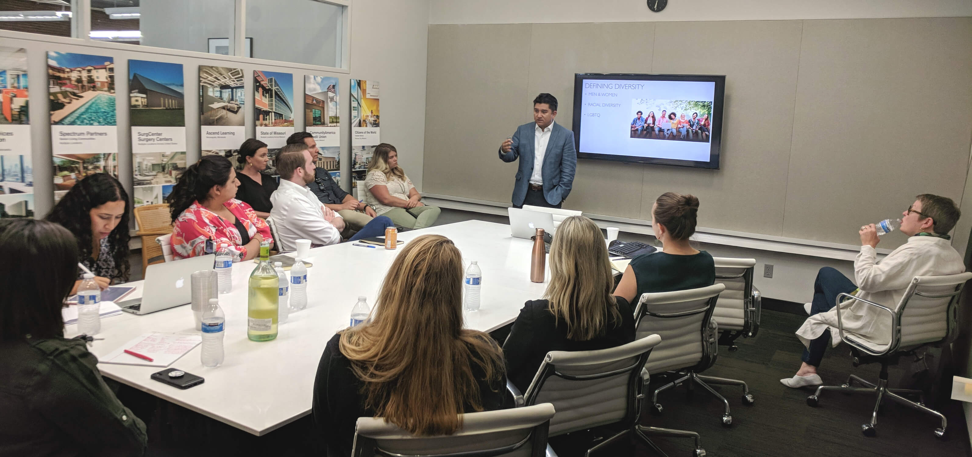 Team training at GastingerWalker on Diversity in Marketing