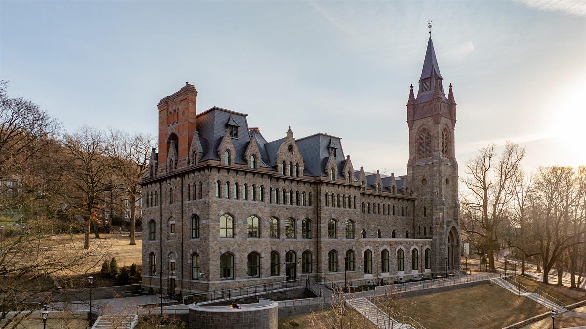 Exterior of Lehigh University, Bethlehem, PA.