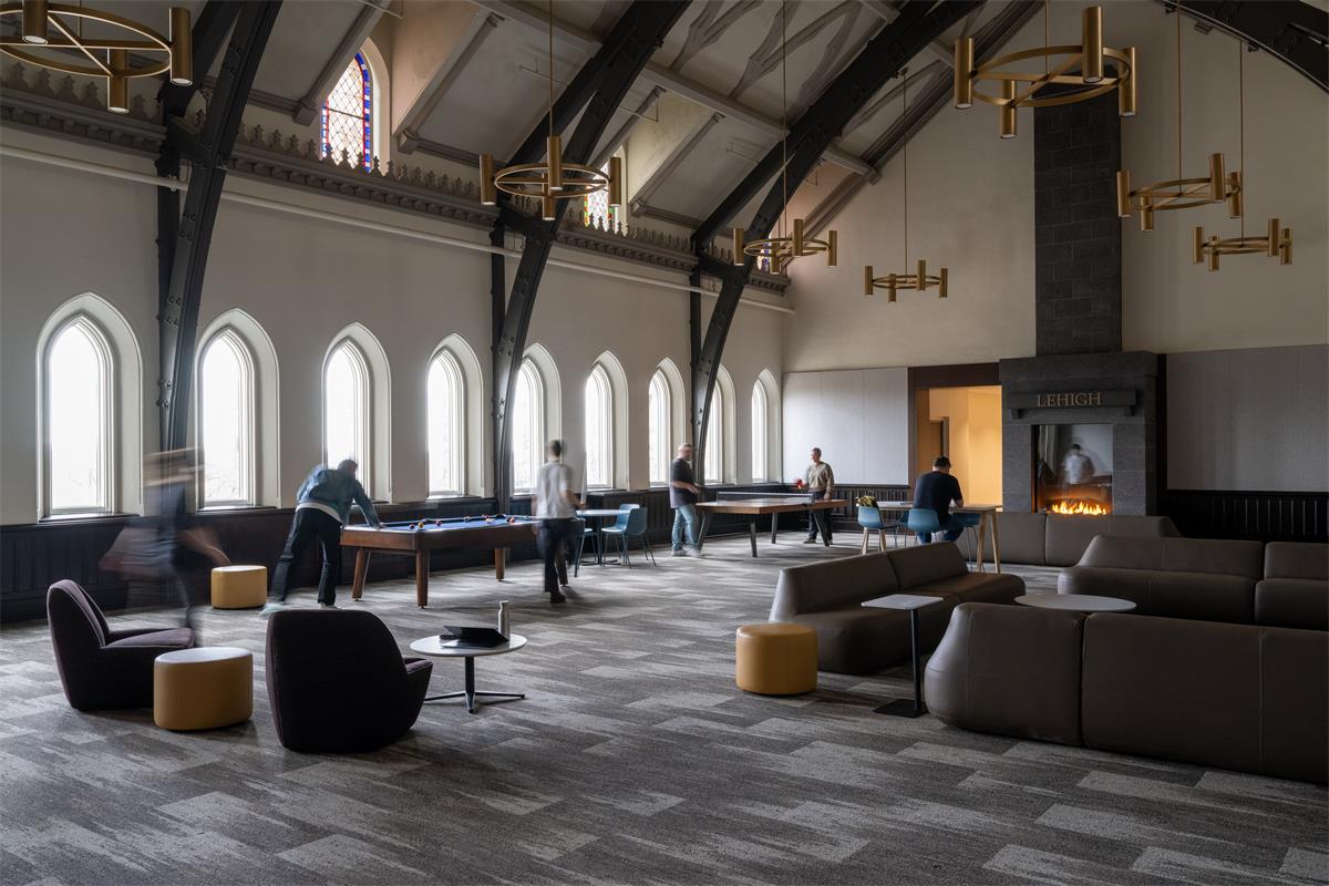 Interior of the Clayton University Center at Packer Hall, Lehigh University, Bethlehem, PA.
