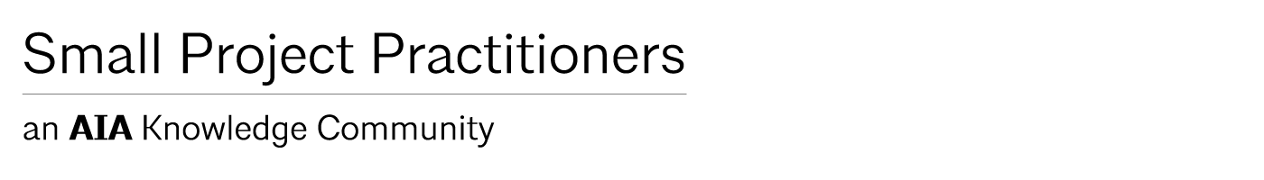 AIA Small Project Practitioners Logo