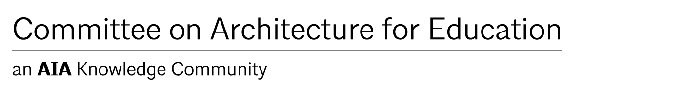 Committee on Architecture for Education (header)