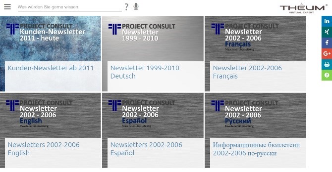 Die PROJECT CONSULT Newsletter Theum-Wissensbasis