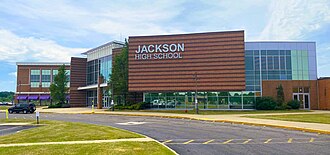 external view of Jackson High School