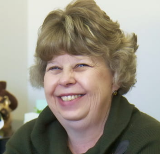 woman smiling