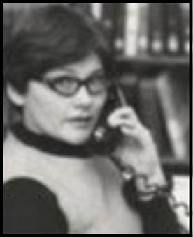 Helen Amabile talking on a phone