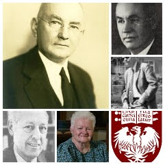 Louis Round Wilson, Carleton Joeckel, Jesse Shera,Lester Asheim, Peggy Sullivan, University of Chicago Shield