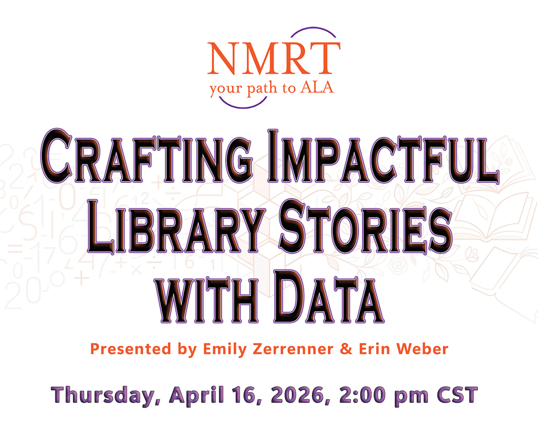 NMRT logo, with text that displays the webinar title, presenter names & date. 