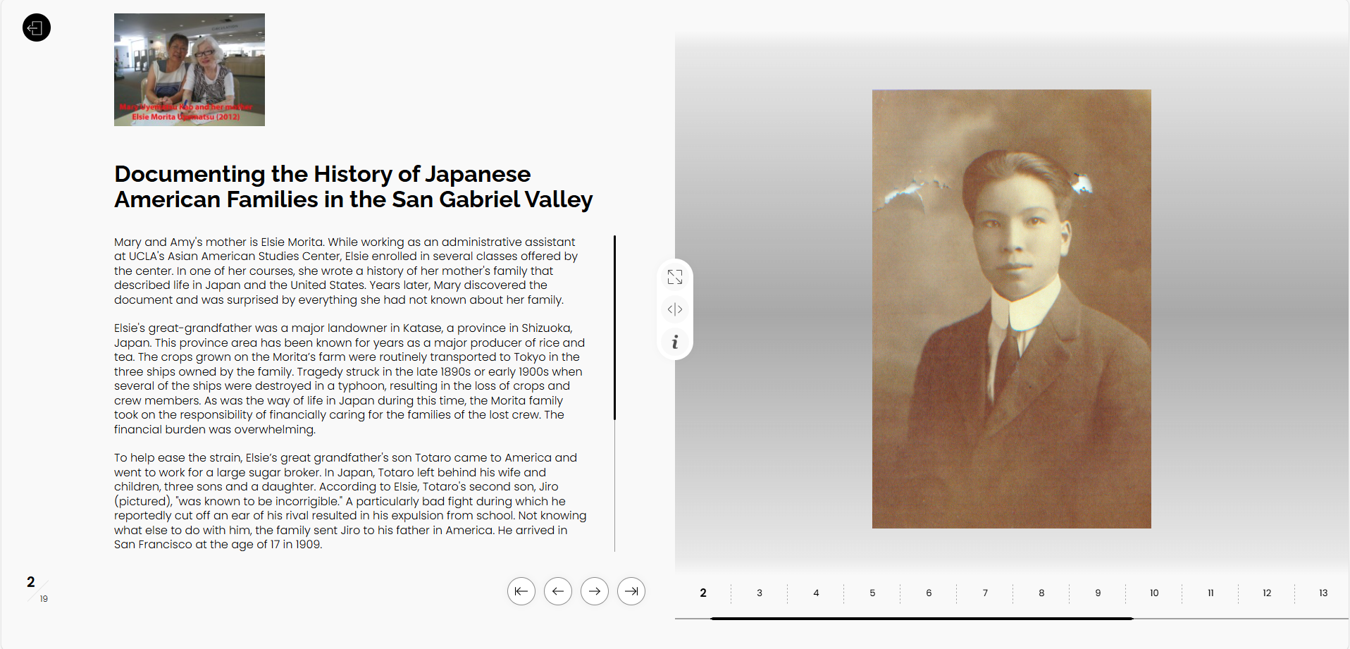 The Morita and Uyematsu Families Exhibition