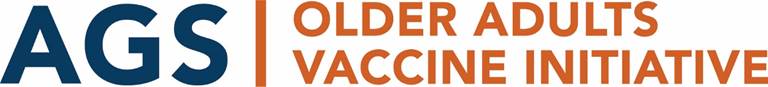 AGS Older Adults Vaccine Initiative Community logo. This will take you to the homepage