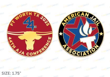 AJA 2025 Fort Worth Conference Challenge Coin