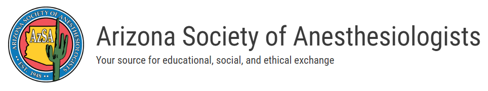 Arizona Society of Anesthesiologists logo. This will take you to the homepage