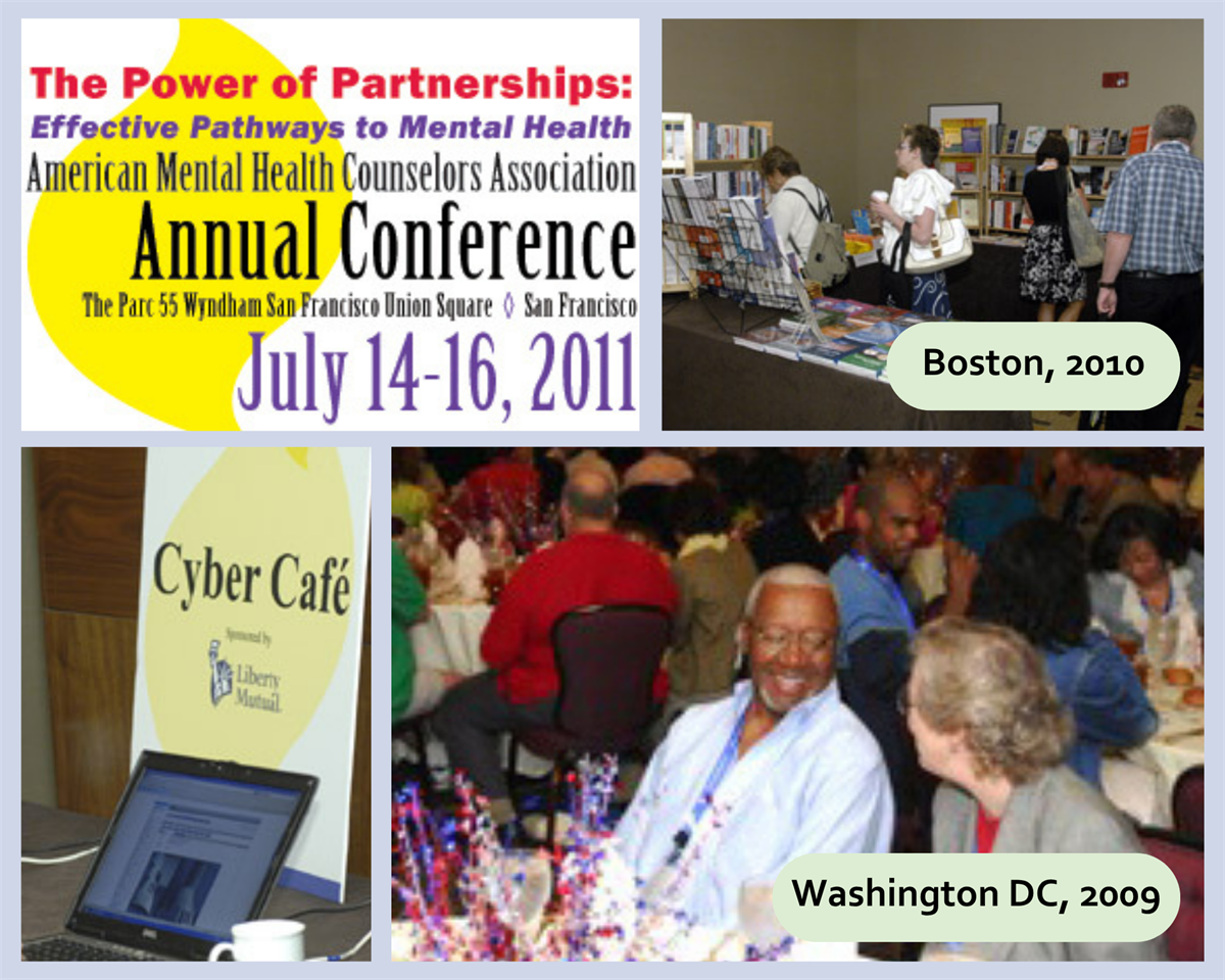 COLLAGE: 2007–2011 conference photos