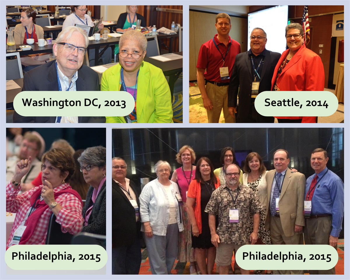 COLLAGE: 2012–2016 Conference photos