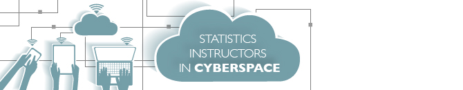 StatisticsInstructorsinCyberspace logo. This will take you to the homepage