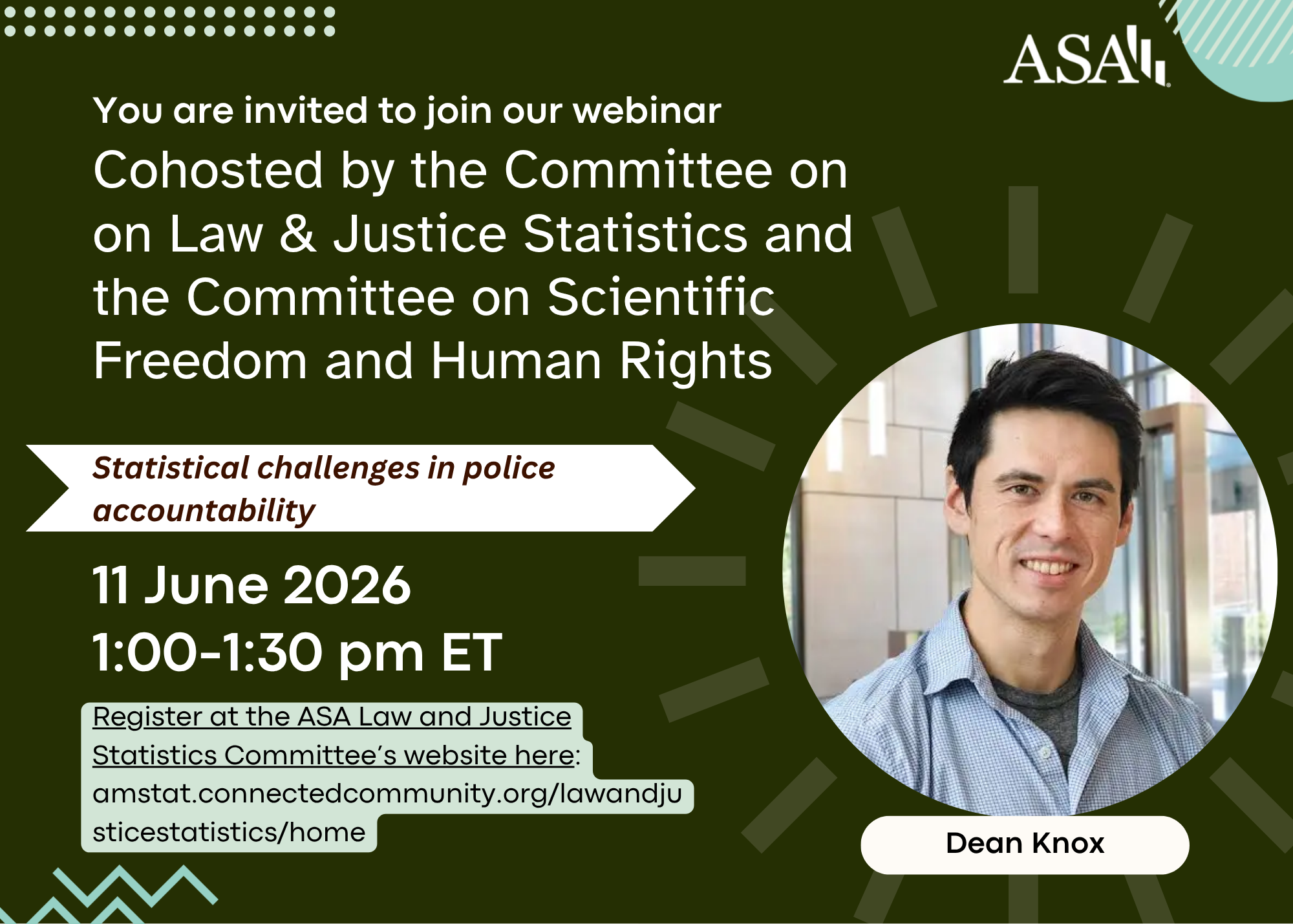 Dean Knox webinar details