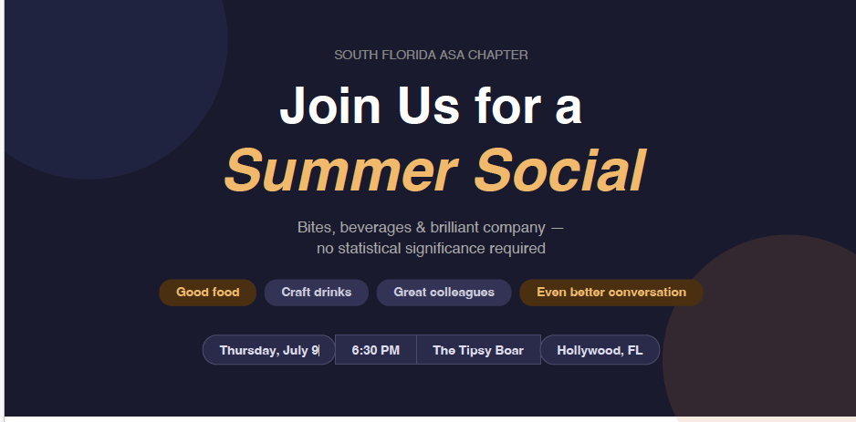 Join us for a Summer Social 2026
