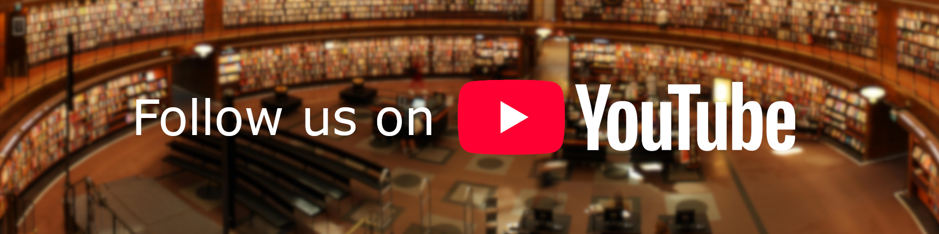 Follow us on YouTube