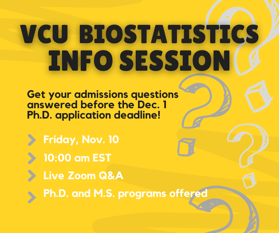 Virginia Commonwealth University (VCU) Biostatistics Information