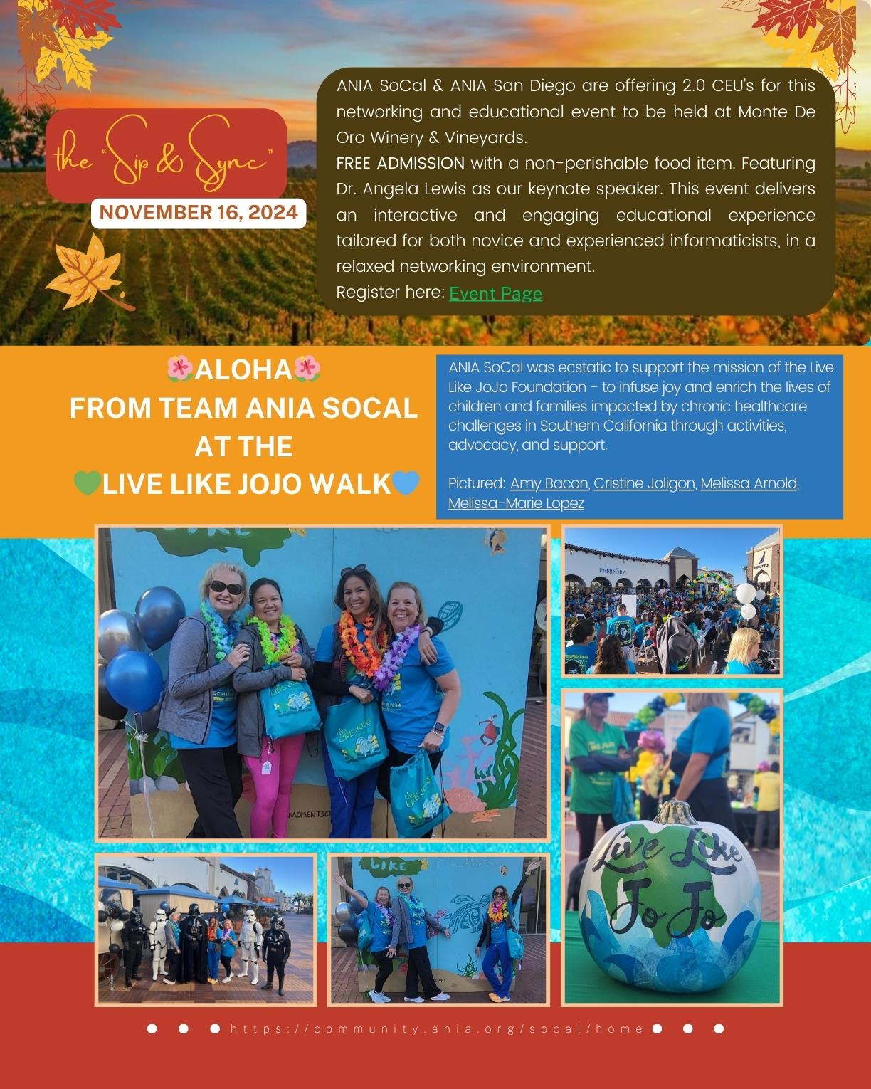 Sip & Sync, Live Like JoJo walk photos