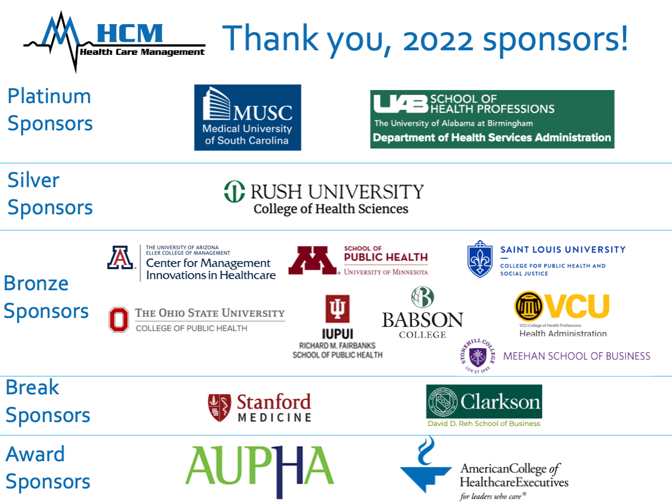 2022 HCM Sponsors Logos Splash Page