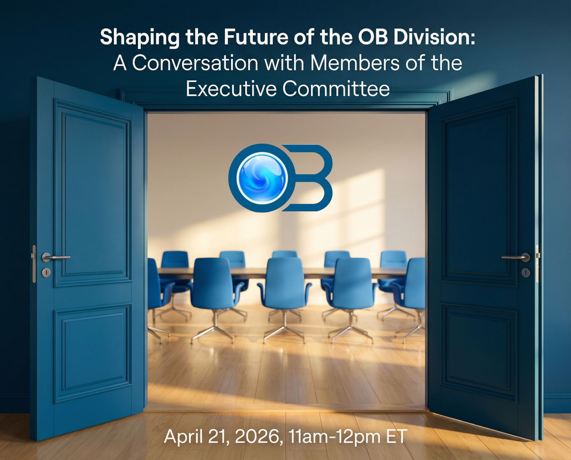 Shaping the future of the OB Division event poster