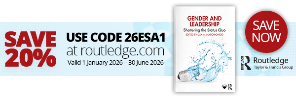 Gender & Leadership Discount Code 26ESA1 for 20% off at routledge.com