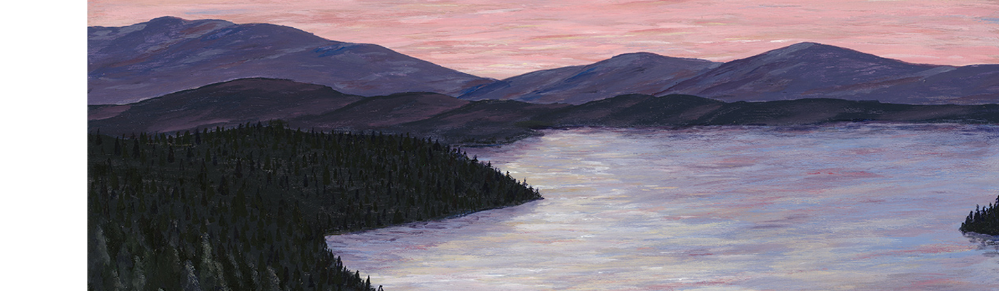 ABOVE MINERAL RIDGE TRAIL. IMAGE OF PAINTING BY JON MASON, CHAMBERSBURG, PA, LICENSED FOR LIMITED USE BY ARTIST.   2025 APGA ANNUAL CONFERENCE