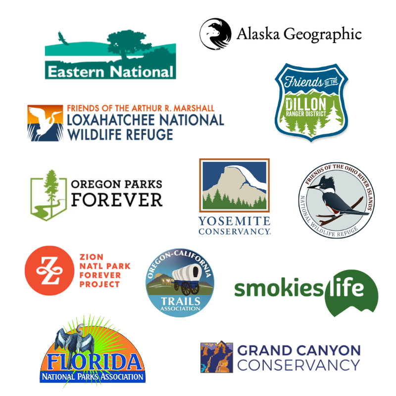 Collection of public lands partner logos
