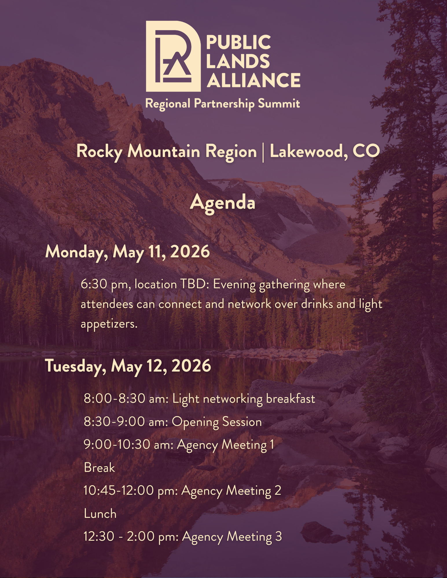 Regional Meeting Agenda