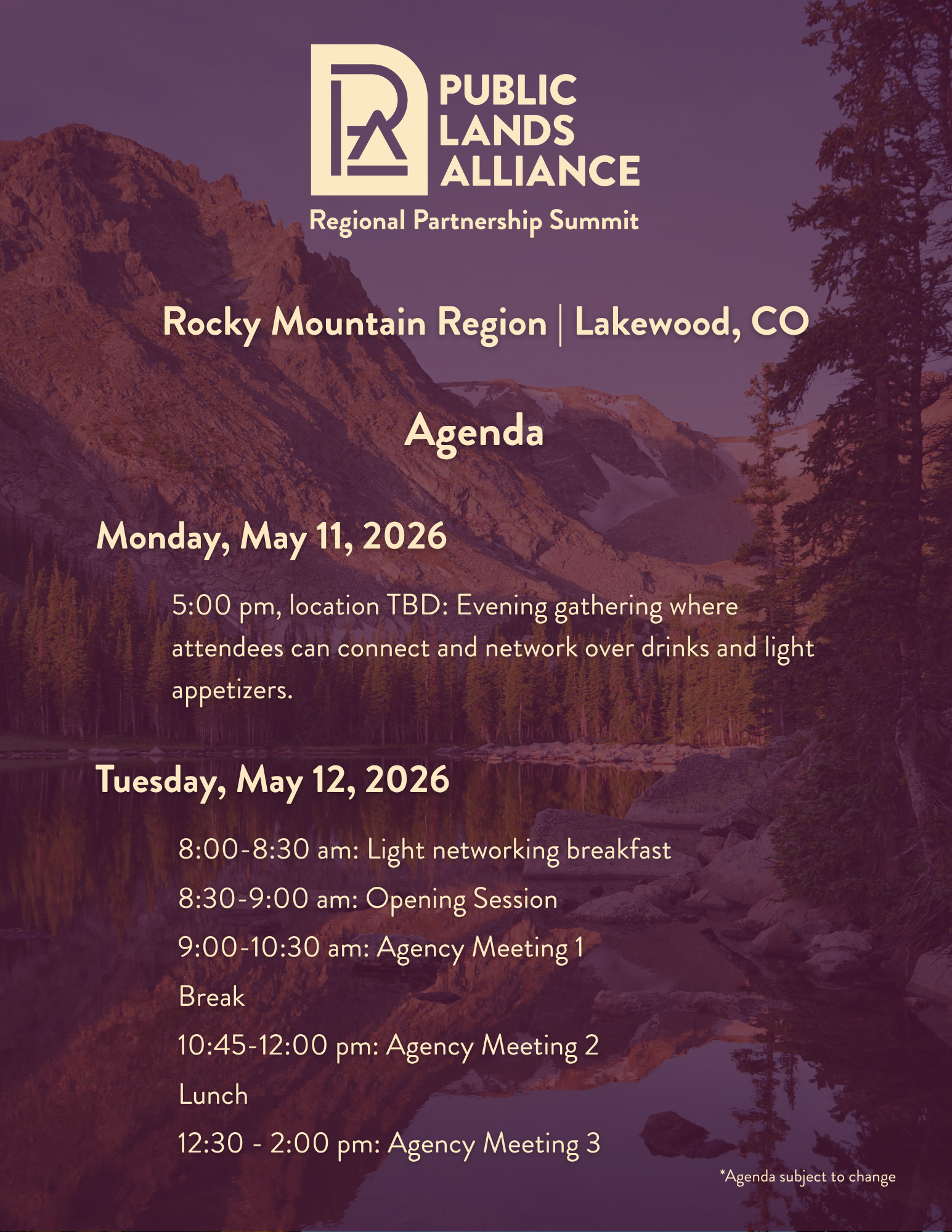 Regional Meeting Agenda