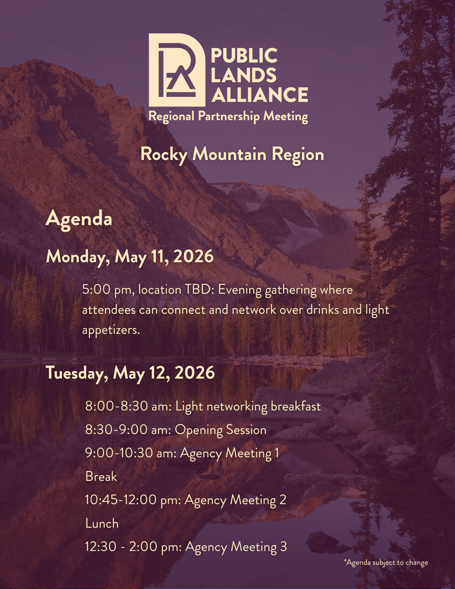 Regional Meeting Agenda