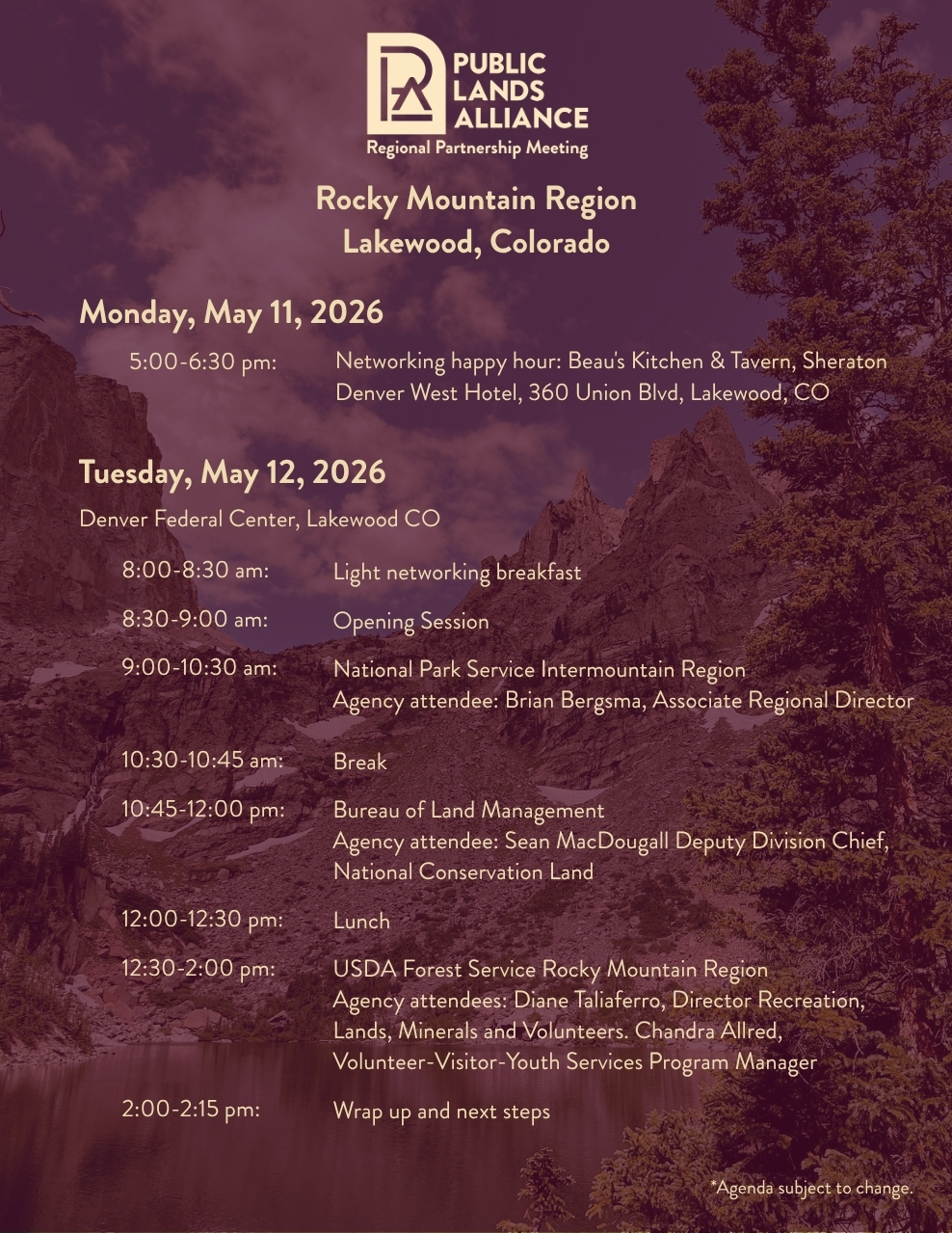 Regional Meeting Agenda