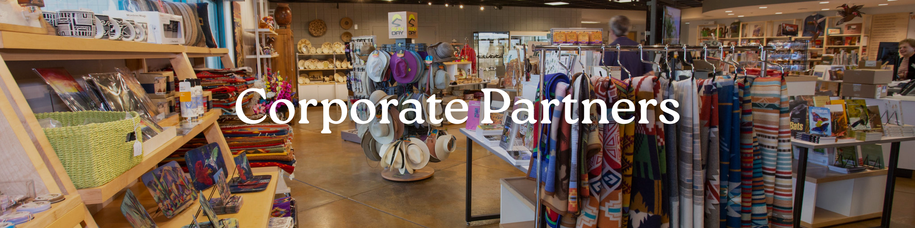 Western themed national park gift store