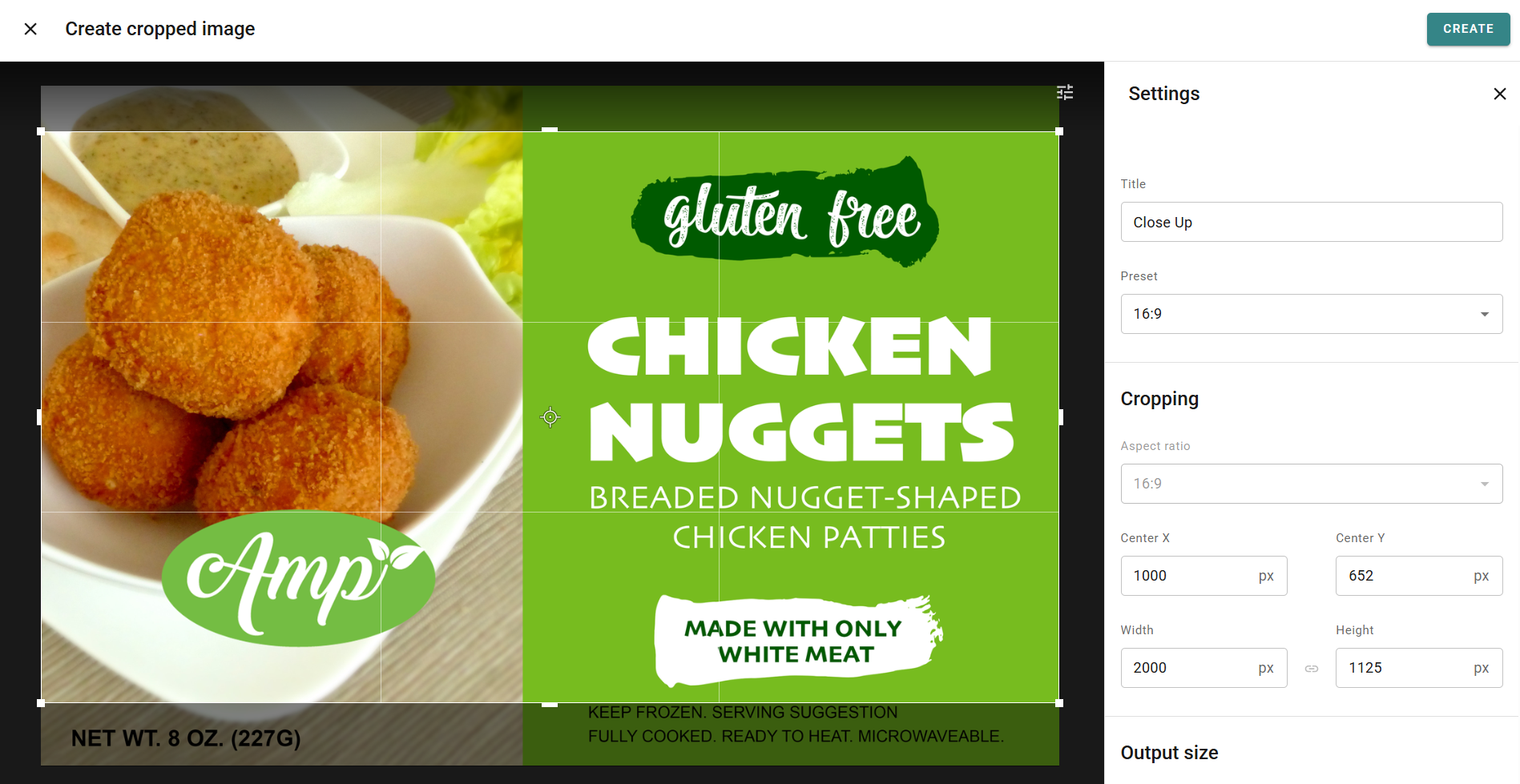 Cropping and trimming