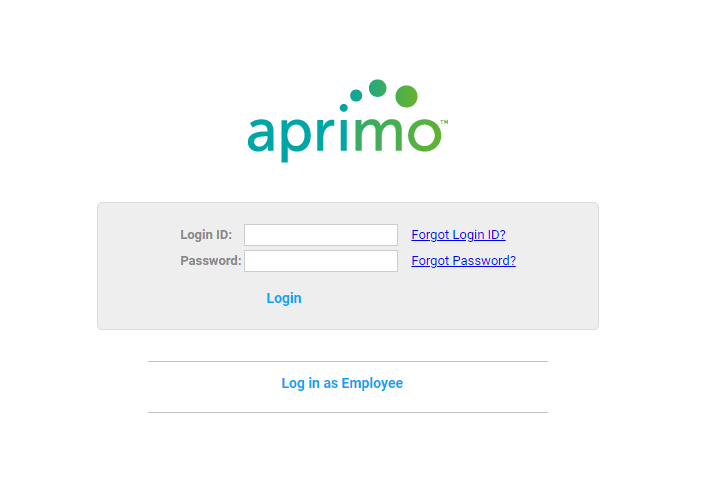 Login page
