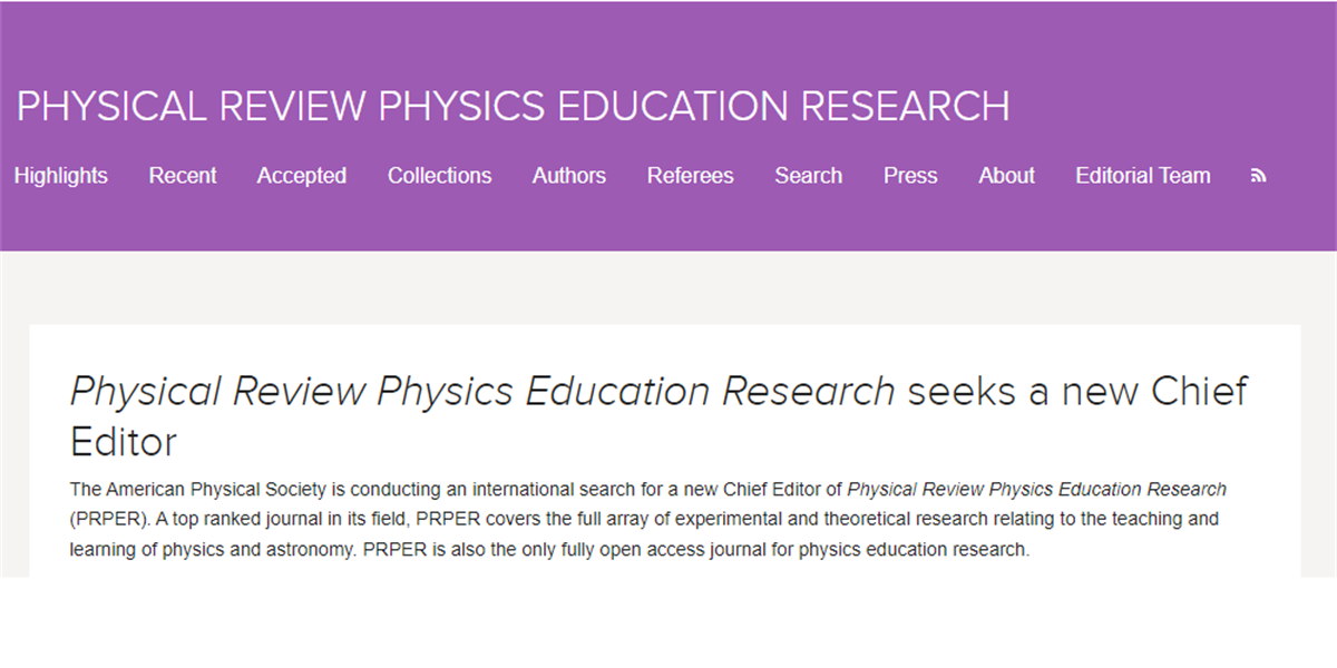 PRPER searching for a new Chief Editor