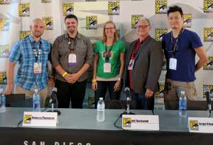 Spectra panel at comic con