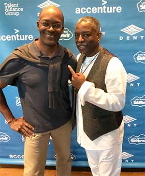 C.V. Johnson and guest 