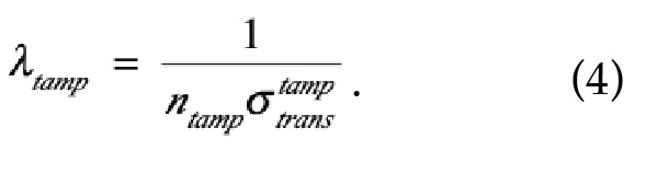 Number Density and Transport Cross-section of the Tamper Material