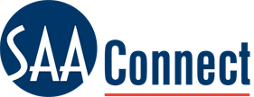 SAA Connect logo. This will take you to the homepage