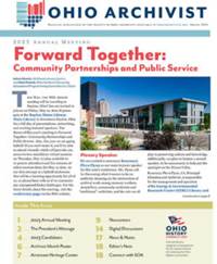 Ohio Archivist Spring 2023 cover