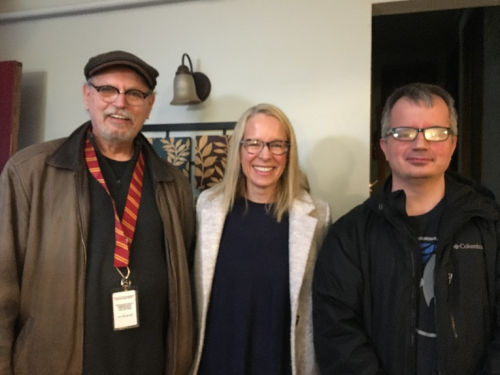 Kelly Morrison with Hammer Board Member, Kevan, and his son, Travis, a Holdridge resident.