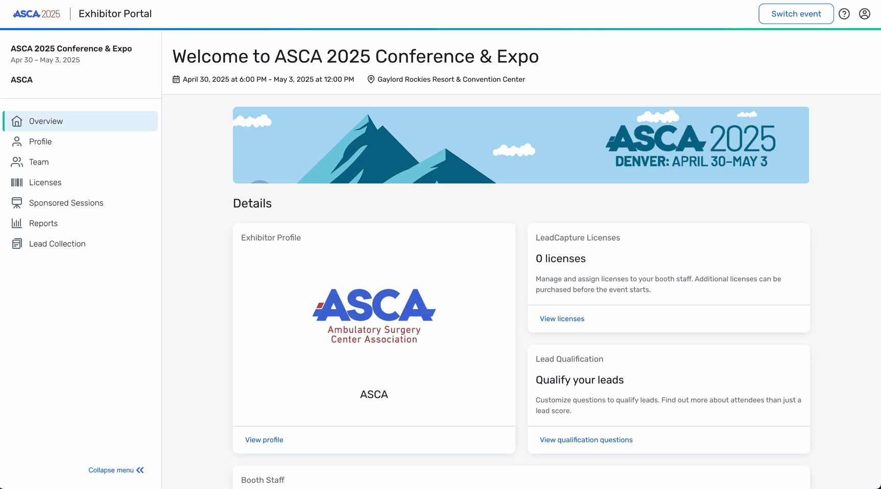 Lead retrieval GIF showing how to edit lead questions.