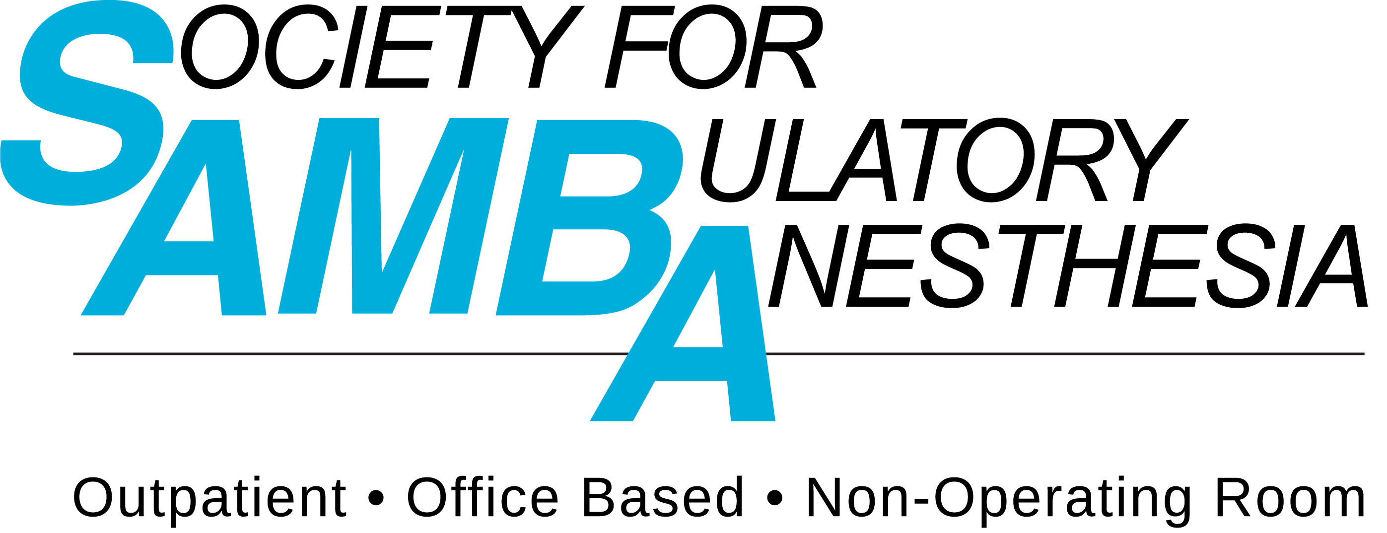 Society for Ambulatory Anesthesia (SAMBA) Society for Ambulatory Anesthesia - Outpatient, Office Based, Non-Operating Room logo