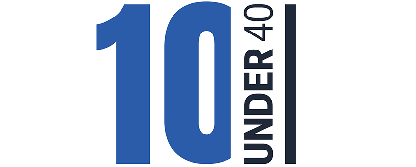 10 Under 40 logo