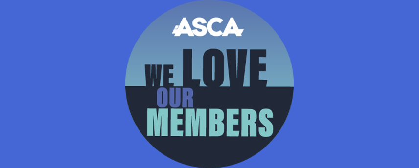 We love our members. ASCA Member Appreciation Week.