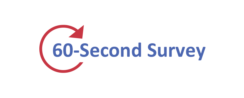60-Second survey logo